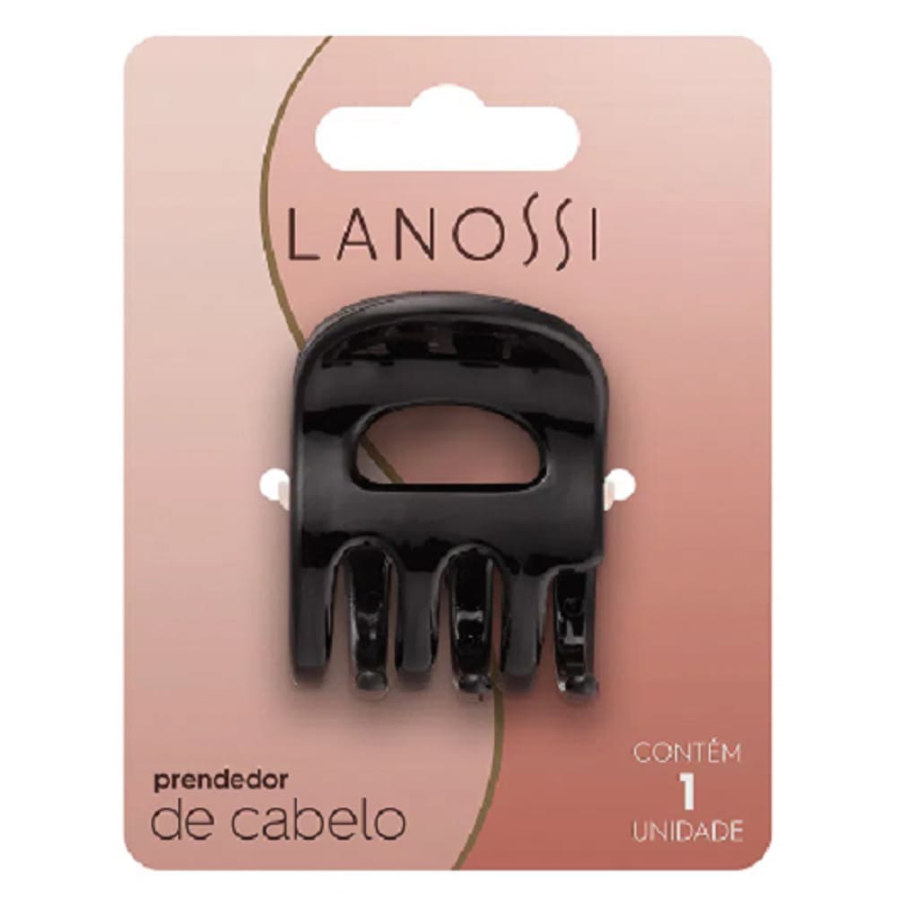 Lanossi Prendedor de Cabelos Black