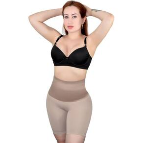 Short Modela Cintura Discreto Efeito Esconde Culote Segunda Pele