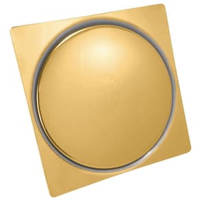 Ralo Click Quadrado 15x15cm Gold