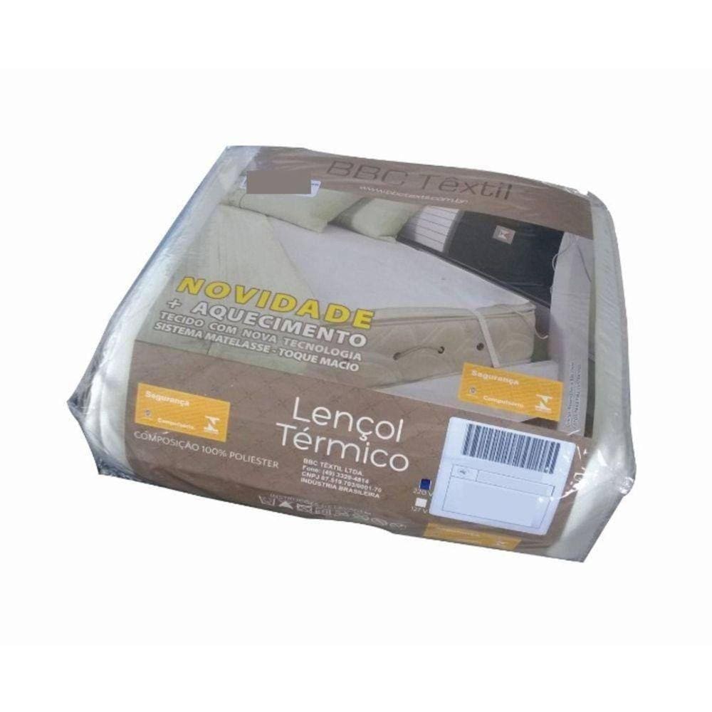 Lençol Térmico Casal Bbc Têxtil 1 Temperatura 220V
