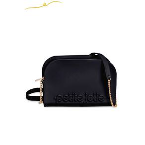 Bolsa Petite Jolie Pretty Alça De Corrente PJ10450 Preta