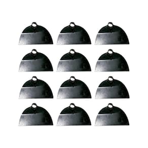 Kit Enxada Mocha Com 12 Peças 1,7 Libras Disco De Arado Sem Cabo - Cor: Preto