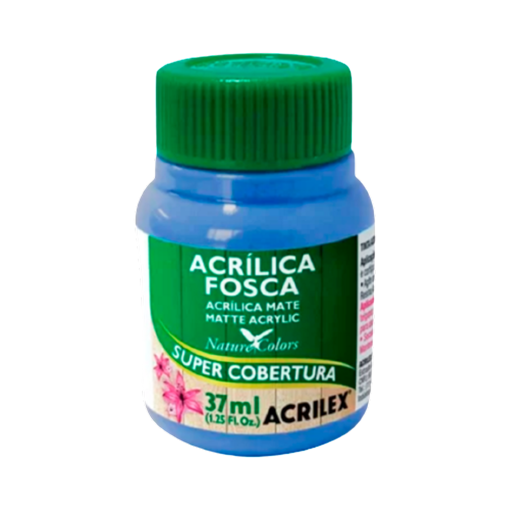 Tinta acrílica Fosca Acrilex 37ml Cor Azul 559