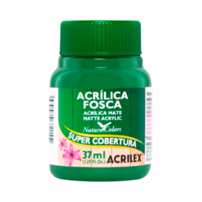Tinta acrílica Fosca Acrilex 37ml Cor Verde Grama 582