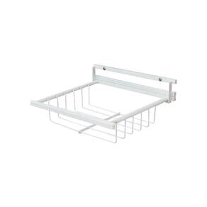 Lixeira Retratil Parede Em Epoxi Branca 50x40 - Cor: Branco