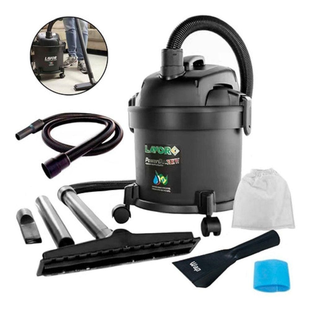 Aspirador Pó E Água 14L 1250W Power Lavor + Bico Extratora 110V/220V