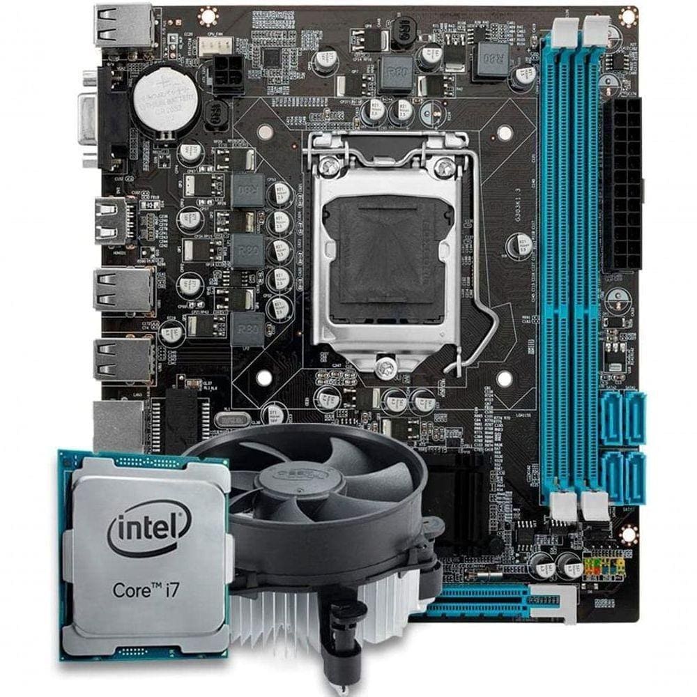 Kit Upgrade Intel Core I7 Terceira Geração Placa Mãe H61 Lga1155