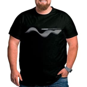 Camiseta Plus Size G4 Masculina Estampada 100% Algodão
