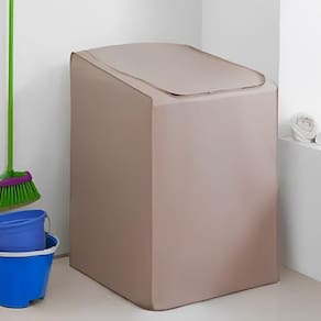 Capa Máquina De Lavar Electrolux Brastemp Consul Panasonic Todas Marcas E Tamanhos Zíper Interior Flanelada - Cobre Fácil
