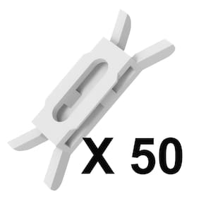 Kit 50 Grampos Presilhas da Borracha Guarnição Porta Palio Weekend e Adventure 97 até 2017