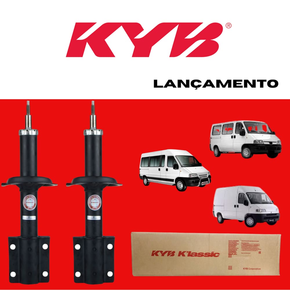 Amortecedor Dianteiro Fiat Ducato Lançamento Kayaba Linha Klassic