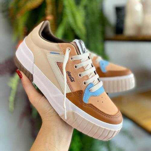 Tênis Coca-Cola Feminino Rio Harbor Rose Ponto