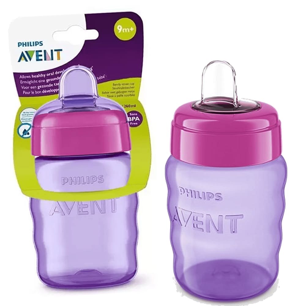 Copo De Treinamento Antivazamento Philips Avent Roxo 260ml