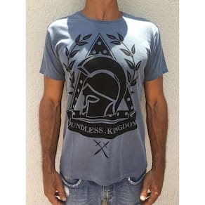 T-shirt Spartano com design minimalista 100% algodão