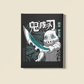 Quadro decorativo Poster Zenitsu Desenho Demon Slayer Arte para