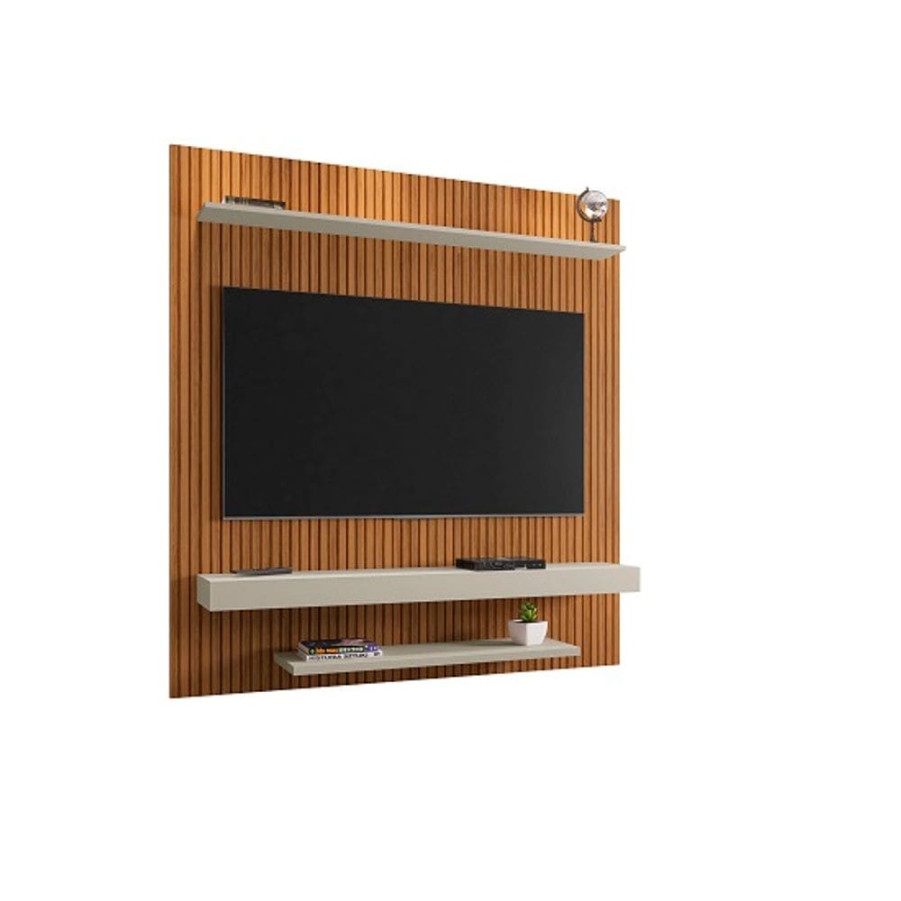 Painel Leme 1.5 Ripado/Off White – Bechara Móveis