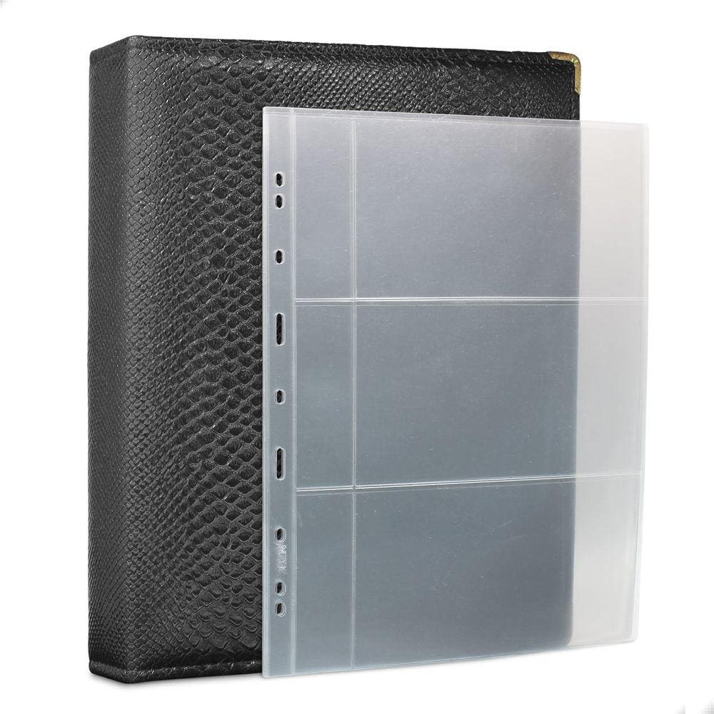 Álbum Fichário 40 Folhas Cédulas 3 Espaços Aba 32x24 Cobra G