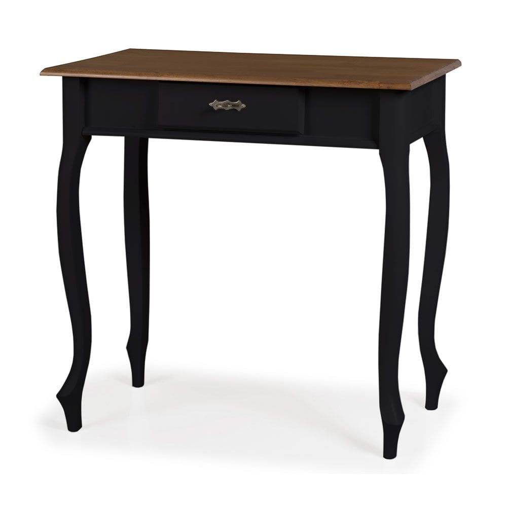 Aparador para Sala com Pés Luis XV 1 Gaveta 1010 Linz Móveis - Laca Branca/Imbuia Glazer