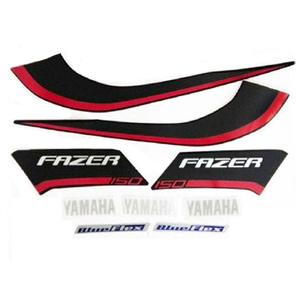 Jogo Faixa Fazer 150 Ed 2014 Preto (Lbm) Loja