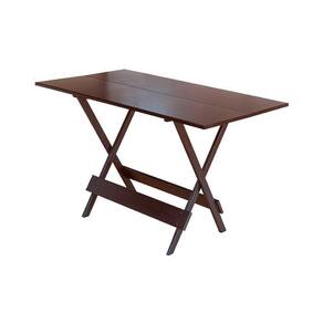 Mesa Dobravel De Madeira 120 X 70 - Imbuia - Marrom