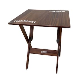 Mesa Dobrável 70x70 Madeira Personalizada Jack Imbuia - Cor: Marrom