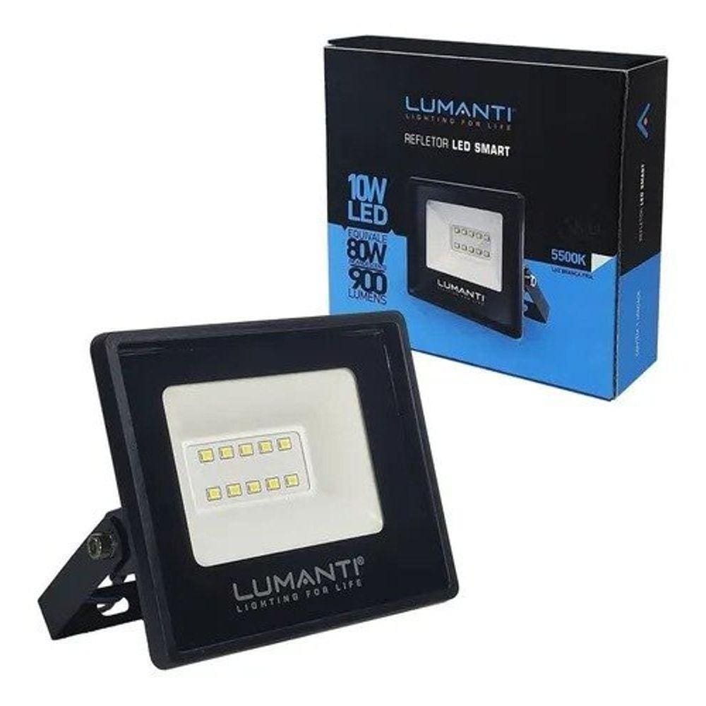 Refletor Led Smart Eco 10w 6500k Branco 6500k