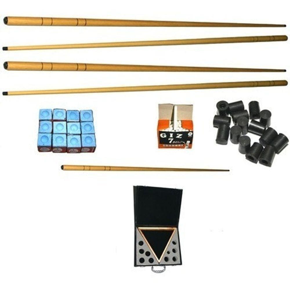 Kit 4 Taco1,45+1 Mini+ Giz Azul+ Branco+estojo + 20 Ponteiras