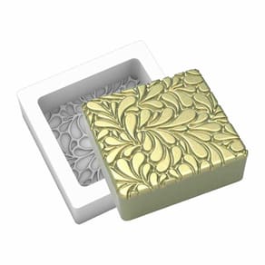 Forma de Silicone Quadrada Arabescos Mod.01 Ib-607