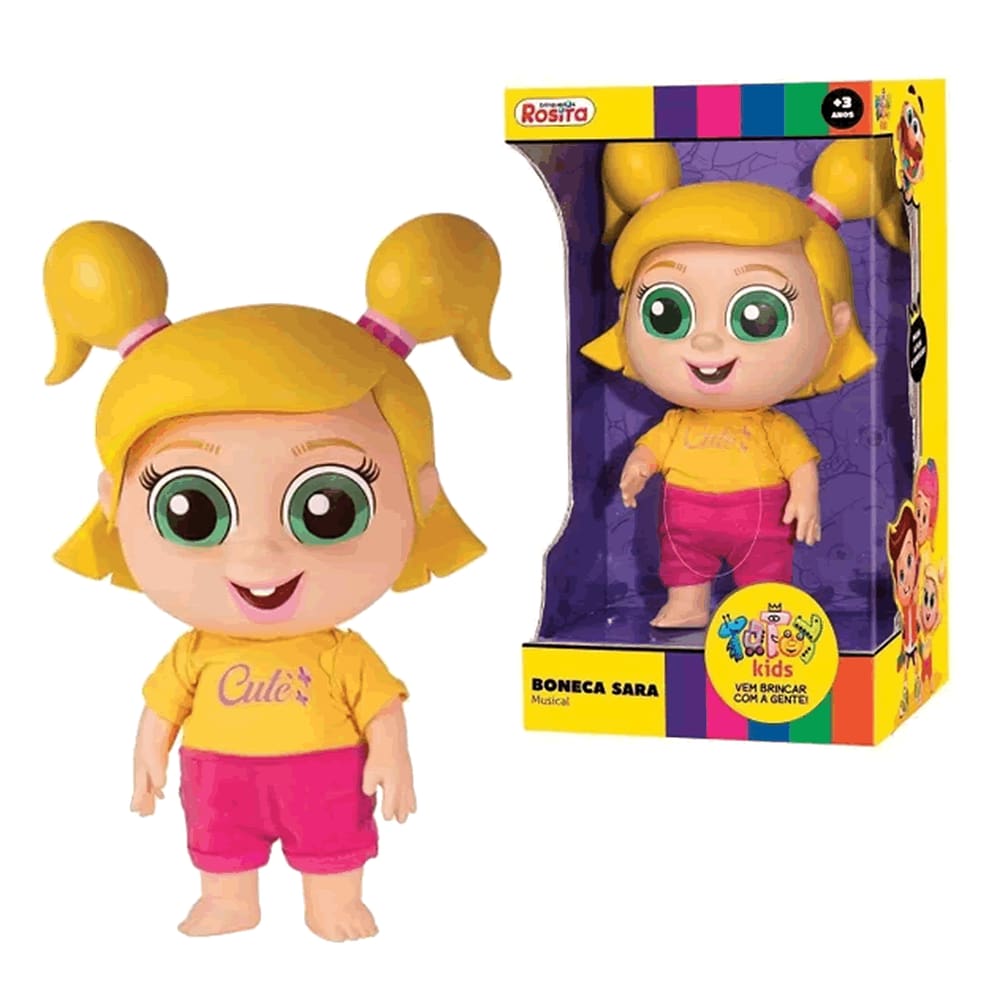 Boneca Musical Sara Totoykids Com Som Rosita 1106