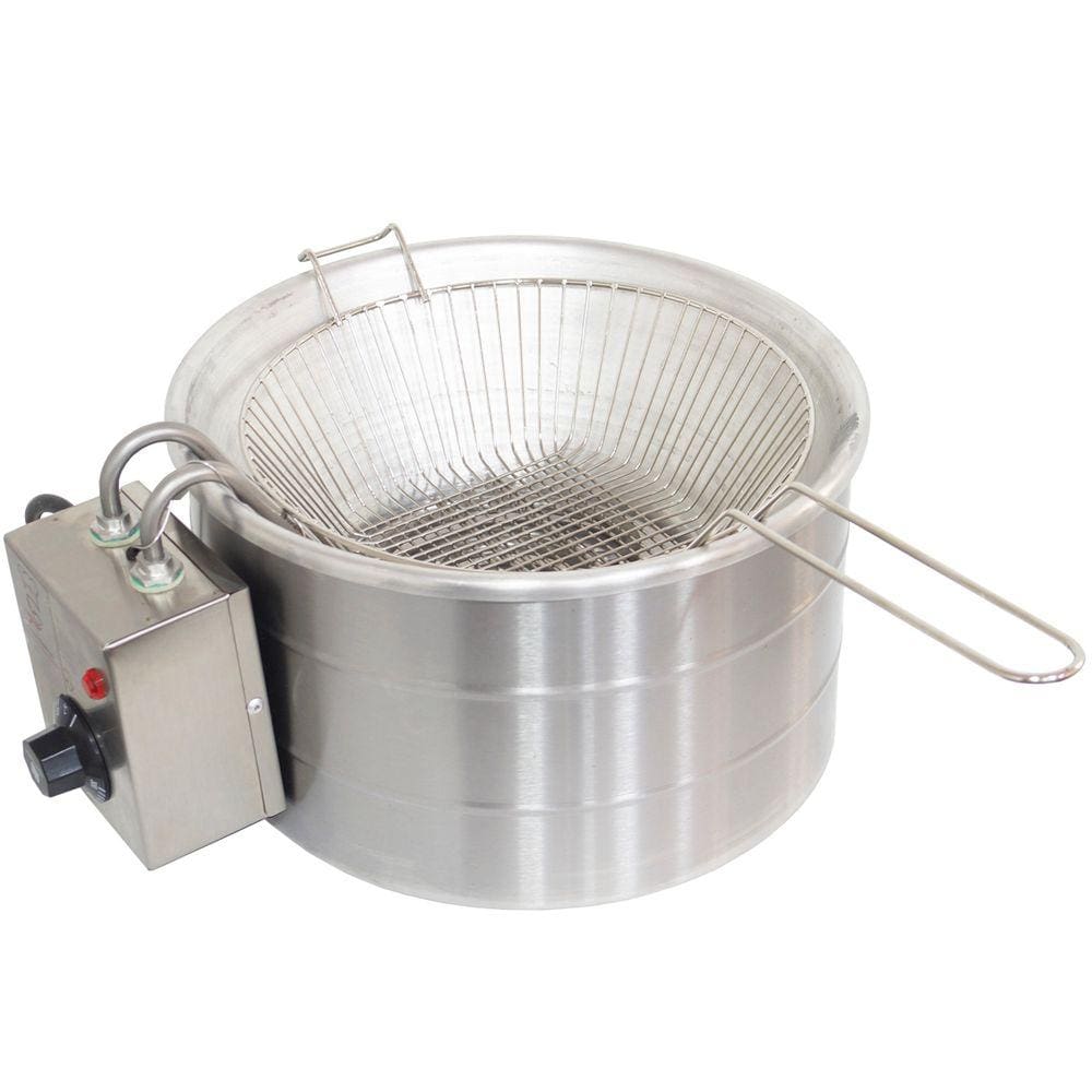 Fritadeira Elétrica c/ Óleo Industrial Tacho Alumínio 3,5 Litro Pastel Salgado Irmãos Ribeiro Trba3