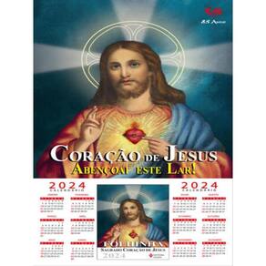 Folhinha Do Sagrado Coração De Jesus 2024