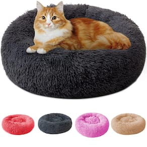 Caminha Nuvem Pet Lorben Redonda Pelúcia Cachorros Gatos Tamanho GG 80x80cm
