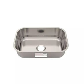 Cuba De Embutir Retangular 47 Bl Standard 47X30 Cm Sem Válvula Tramontina Inox Inox
