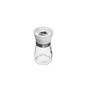 Moedor de tempero em vidro com tampa Lyor 170ml branco