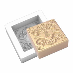 Forma de Silicone Quadrada Arabescos Mod.07 Ib-642