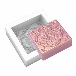 Forma de Silicone Quadrada Arabescos Mod.05 Ib-627