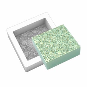 Forma de Silicone Quadrada Arabescos Mod.04 Ib-626