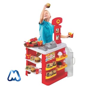 Lanchonete Infantil Magic Leitor Caixa Registradora Bip Luz