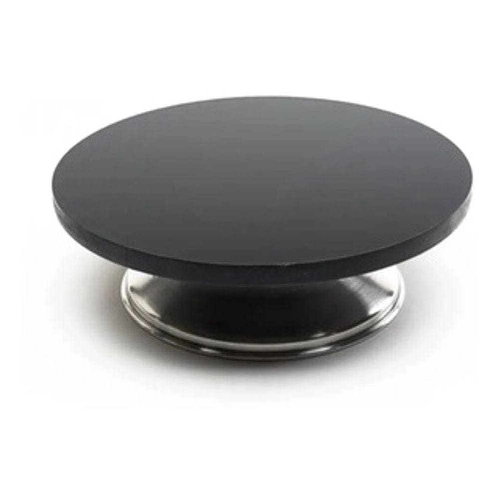 Bailarina Giratória Profissional Preto C/ Rolamento Mdf 30cm