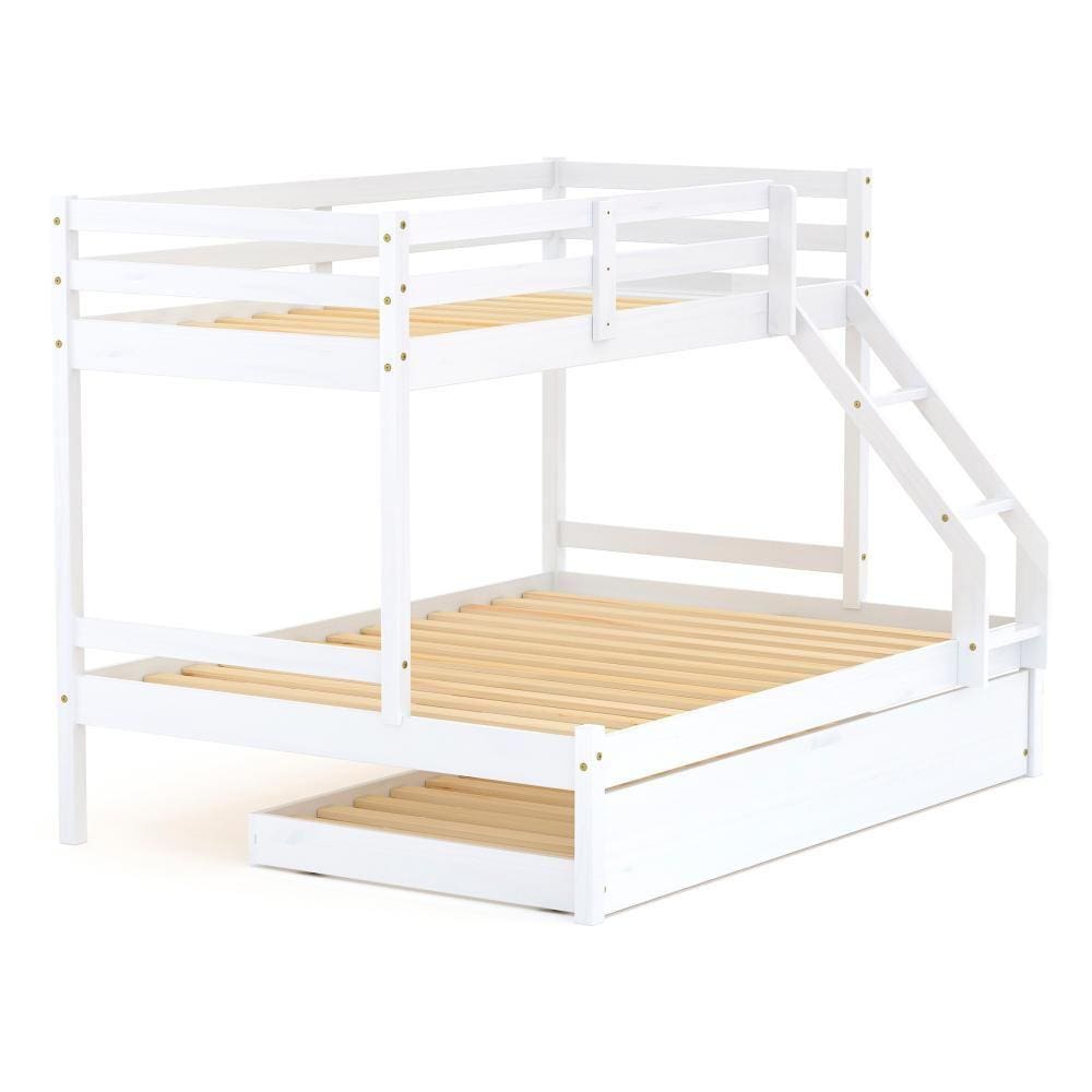 Treliche Casal/Solteiro Slim Madeira Maciça Branco Housin