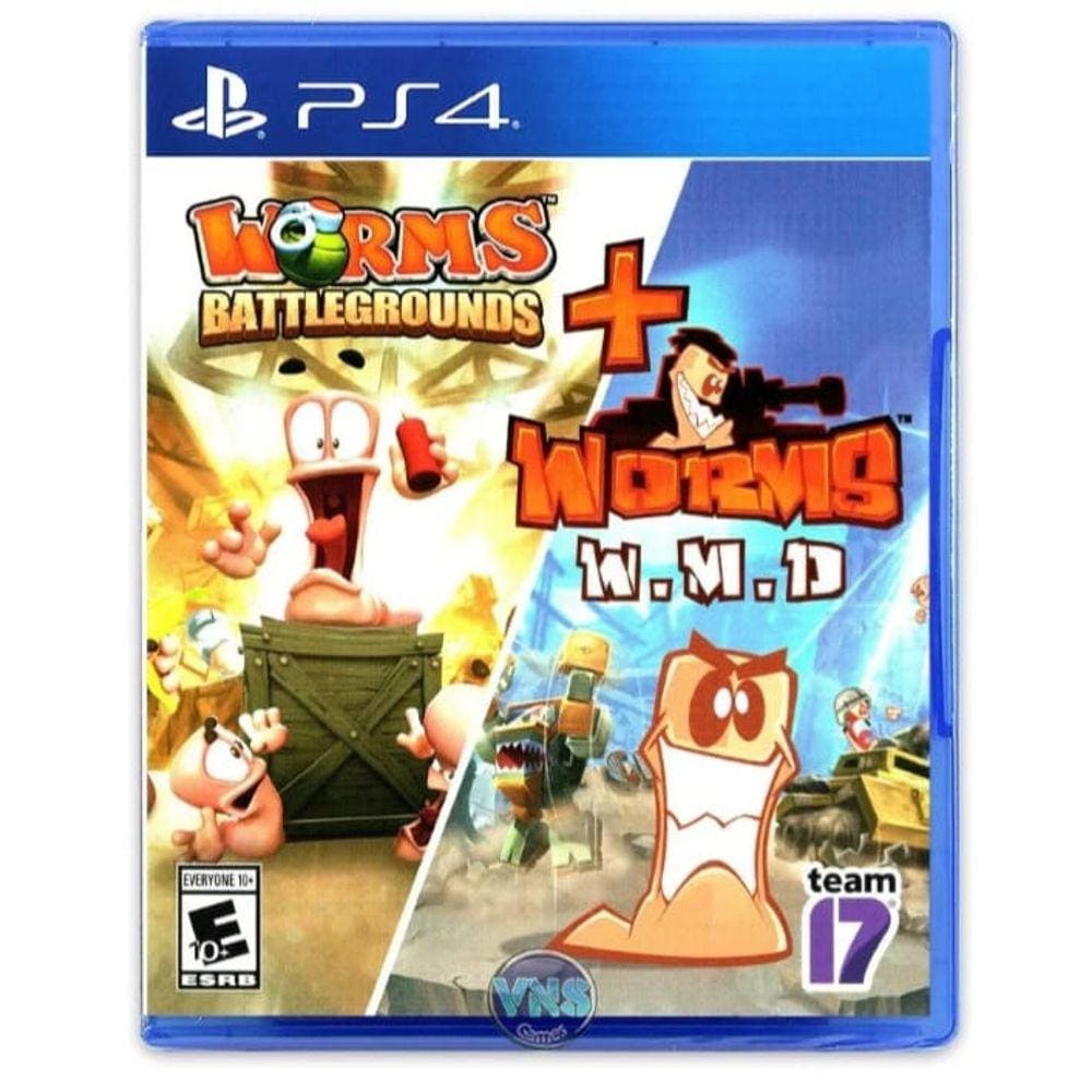 jogo Worms Battleground+Worms W.M.D PS4