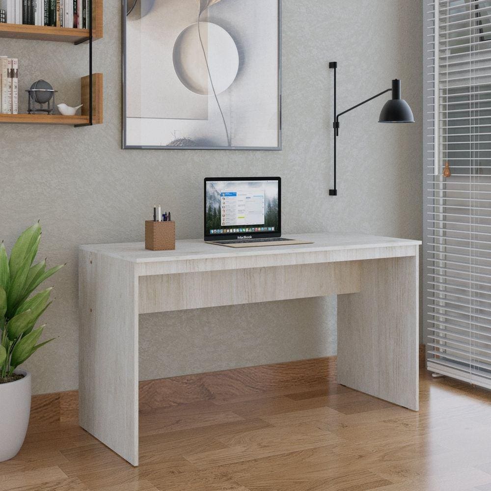 Mesa para Escritório 135cm Office Turim Espresso Móveis Snow