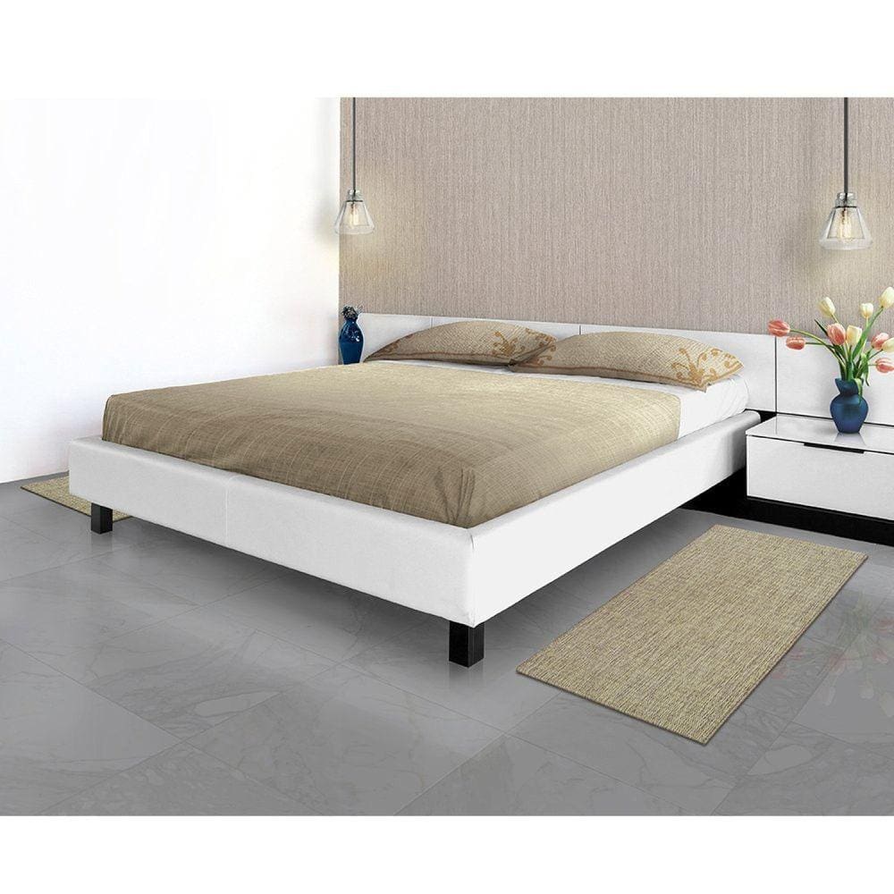 Passadeira 66x120cm New Boucle Tapetes São Carlos Palha