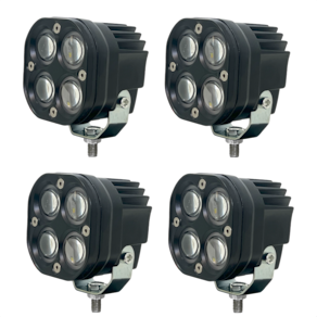 4 Farol Auxiliar de LED potente 40w 6000K 3530 Lumens IP67 LE-6704