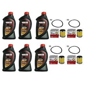 6 Oleo, 4 Filtros Oleo Fazer 250/ Lander 250/ Tenere 250
