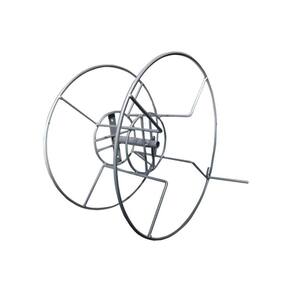 Enrolador De Mangueira Para Jardim Em Aço 1/2 E 3/4 - Cor: Branco