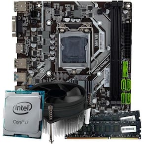 Kit Upgrade Intel Core I7 Terceira Geração Placa Mãe H61 Lga1155 Com 16gb De Ram