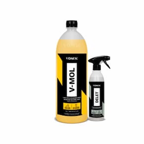 Kit Lava Autos E Desincrustante V-mol 1,5l + Delet 500ml Vonixx