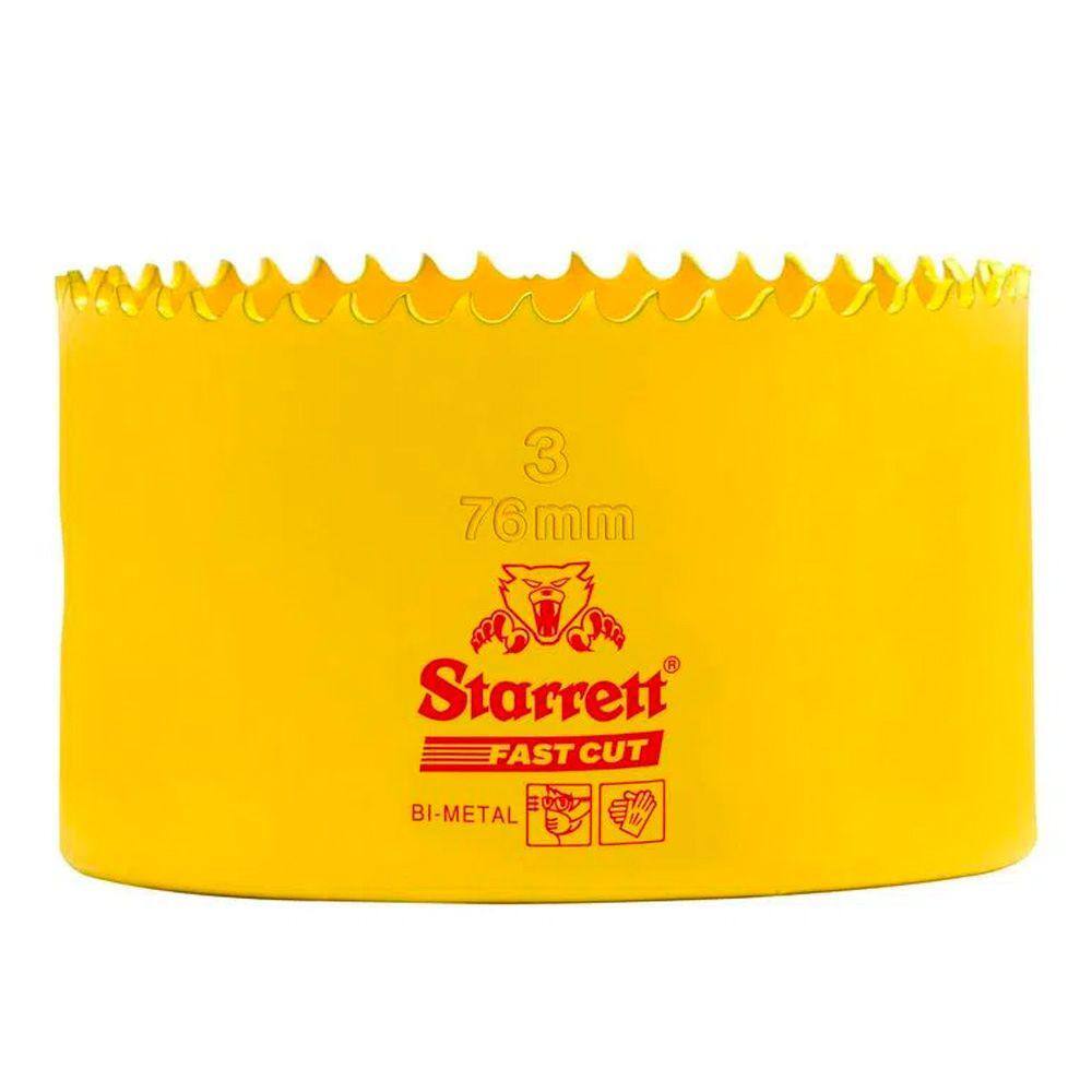 Serra Copo De Aço Rápido Bimetal 76mm 3` H0300 Starrett