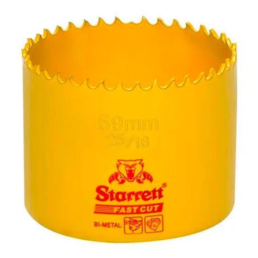 Serra Copo De Aço Rápido Bimetal 59mm 2.5/16 H0256 Starrett